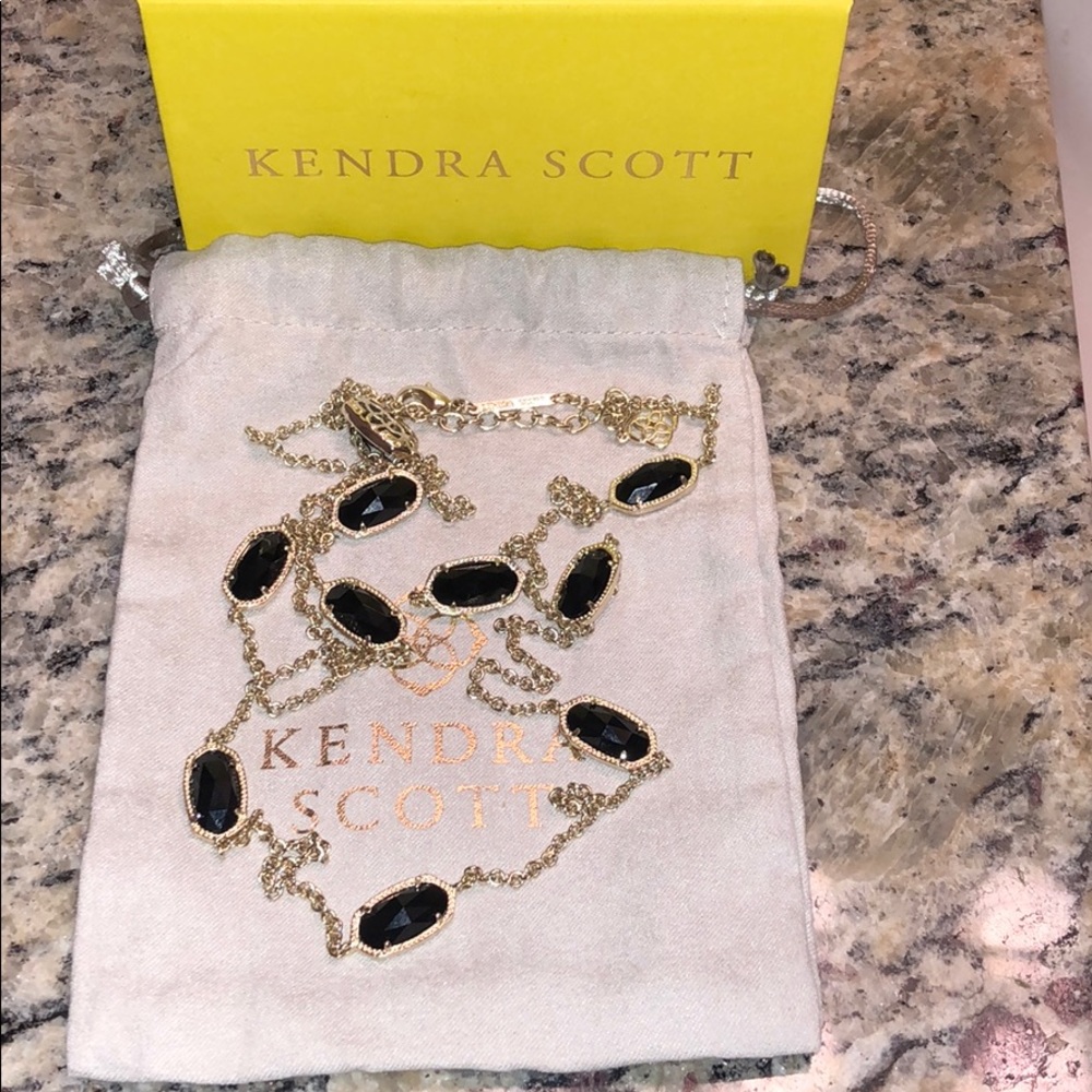 Kendra Scott Long Black necklace